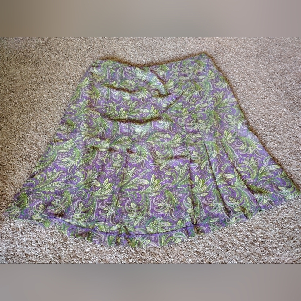Norton McNaughton Floral Skirt - Picture 2 of 11